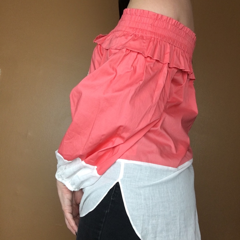 ANTHRO / Pink Peasant Blouse - Picture 3 of 5
